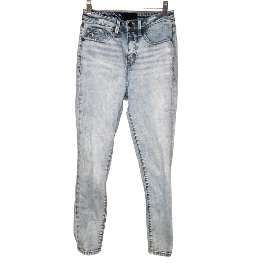 Buckle Black Ankle Skinny‎ Jeans Women’s 25x27 Light Wash Shaping Smoothing